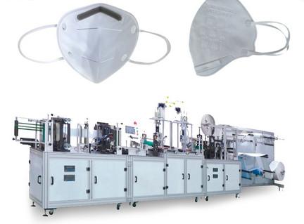 High Performance Foldable N95 Face Mask Making Machine Fully Automatic For Industrial