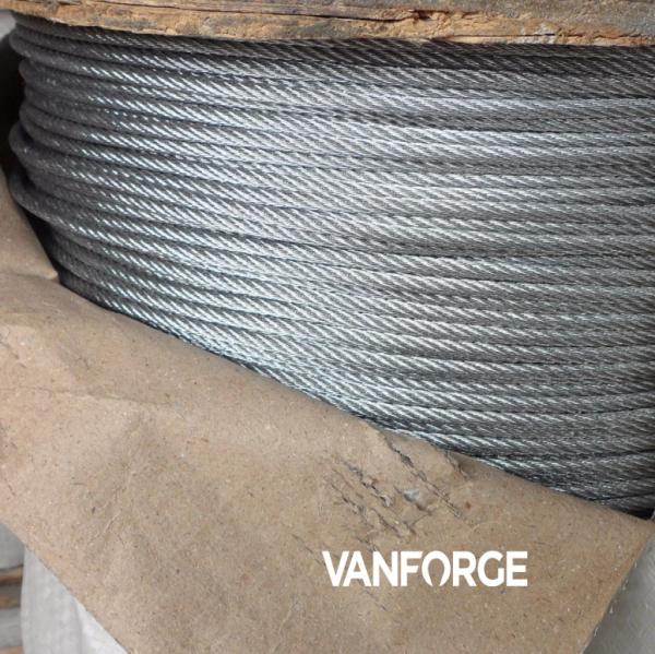 1x19 construction AISI 316 marine grade stainless steel wire rope for offshore platform