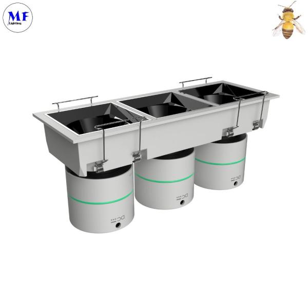 Aluminum Housing 20W Anti Glare COB Commercial Trimless Ceiling Recessed Hotel LED Grill Down Spot Light