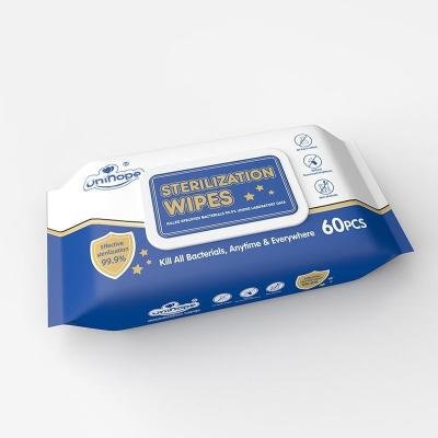 Desenho personalizável de toalhas úmidas de higienização para proteção antibacteriana sem álcool