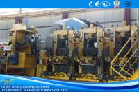 Large Size Yellow ERW Round Shape High Frequency Welded Pipe Mill Max 25m / Min Velocidade