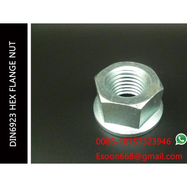 DIN6923 Hex Flange Nuts M20-2.5 Grade 8.8 Plain Flange nut JIS1190
