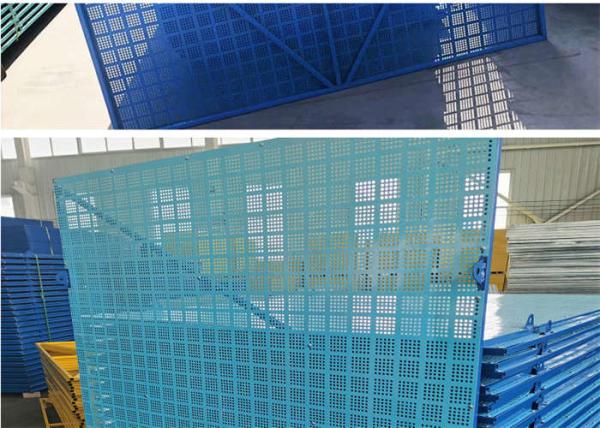 Reusable Perofrated Aluminum Construction Safety Screens Building Site Use