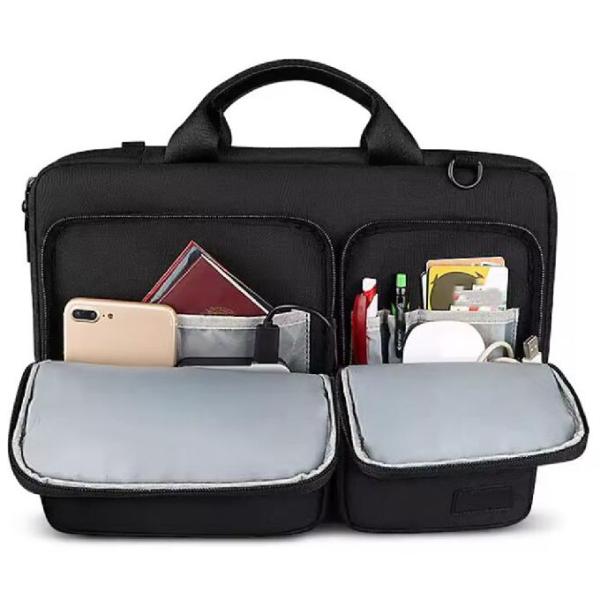 Polyester 15.6 Light Waterproof Portable Briefcase Laptop Bag