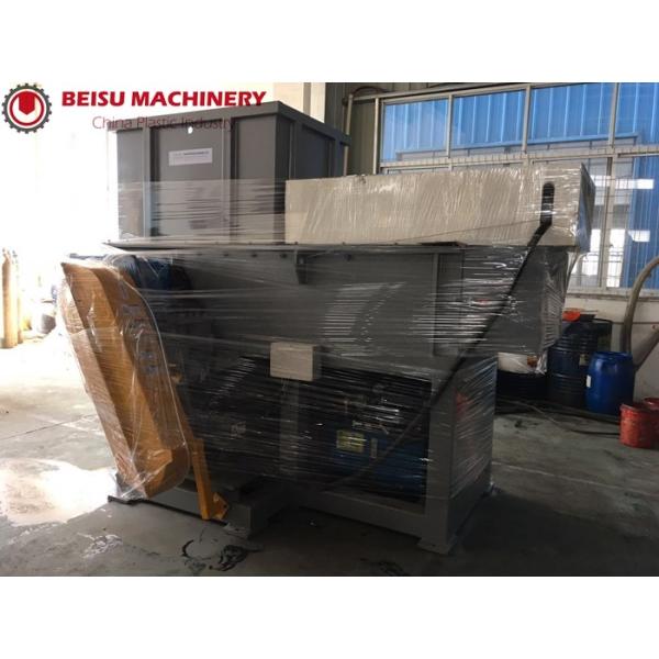 Máquina del eje del control del PLC sola, trituradora plástica industrial para el tubo de desagu