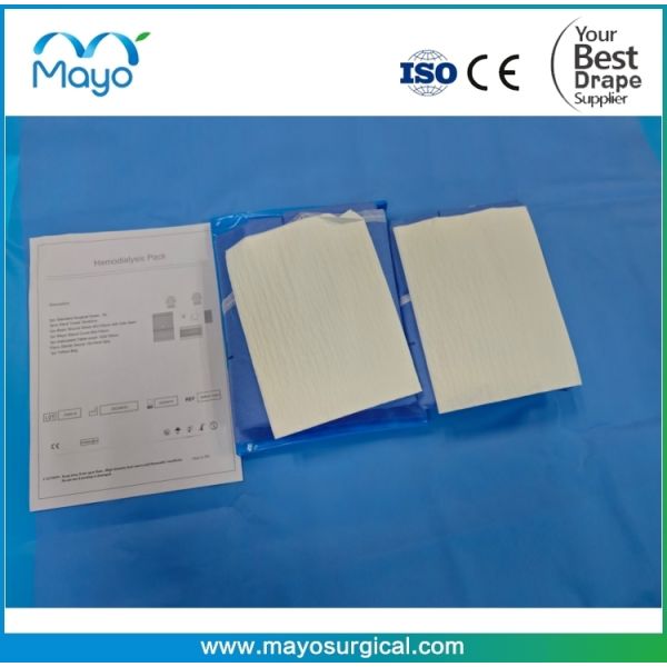 Surgical Disposable Hemodialysis Drape Pack with customized itmes