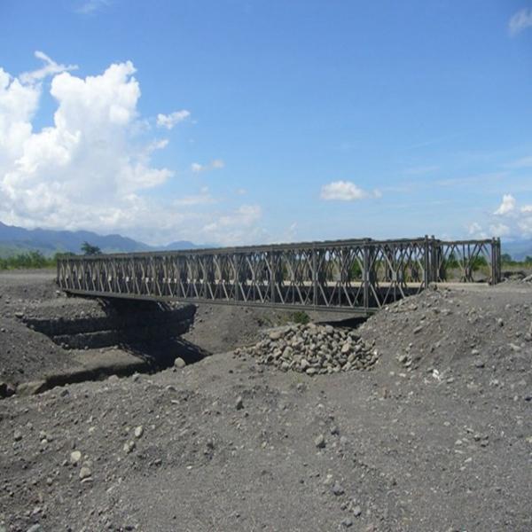 Ponte de aço do arco do fardo de Astm do painel compacto do comprimento 50m