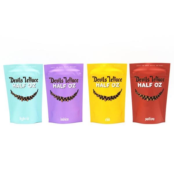 Цифровая печать Смороженная алюминиевая фольга Mylar Bag трава / энергетический