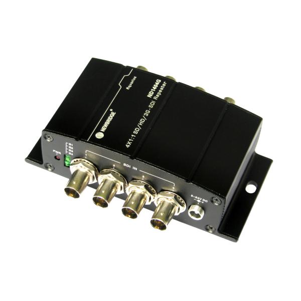 4X1:1SD/HD/3G -SDI Repeaters with Re-clocking function