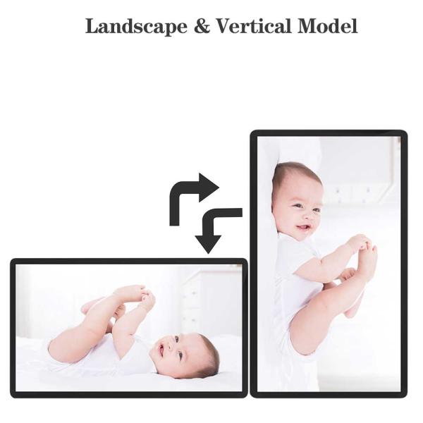 Стена 43 дюймов установила Signage цифров рекламируя экран касания LCD HD