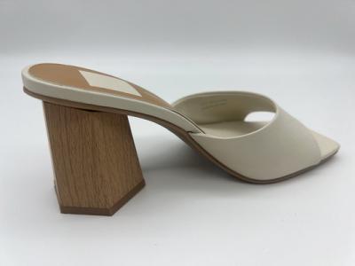 Block type Womens Mule Heels With Open Toe OEM ODM