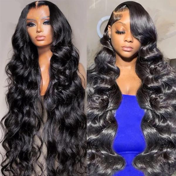 Average Size Lace Front Original Brazilian Natural Human Hair Wig For Black Women