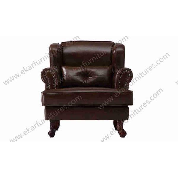 Genuine Leather Recline Furniture Living Room Sofa W-GLYJ06