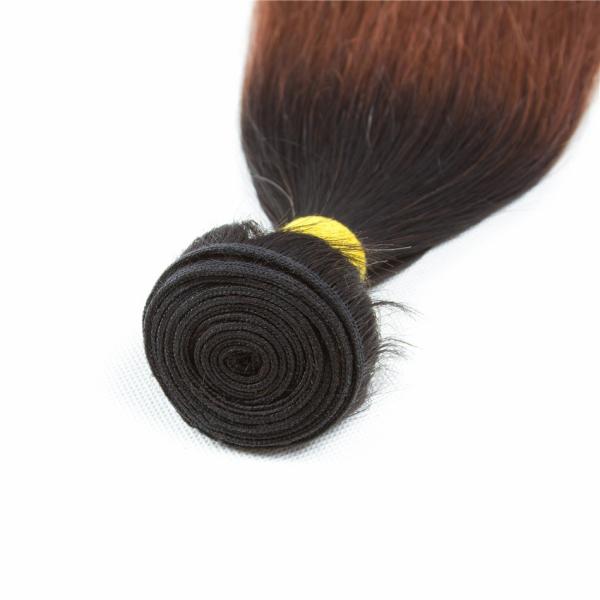 Peruvian Ombre Hair Weave Extension , 7A Ombre Straight Hair Weave