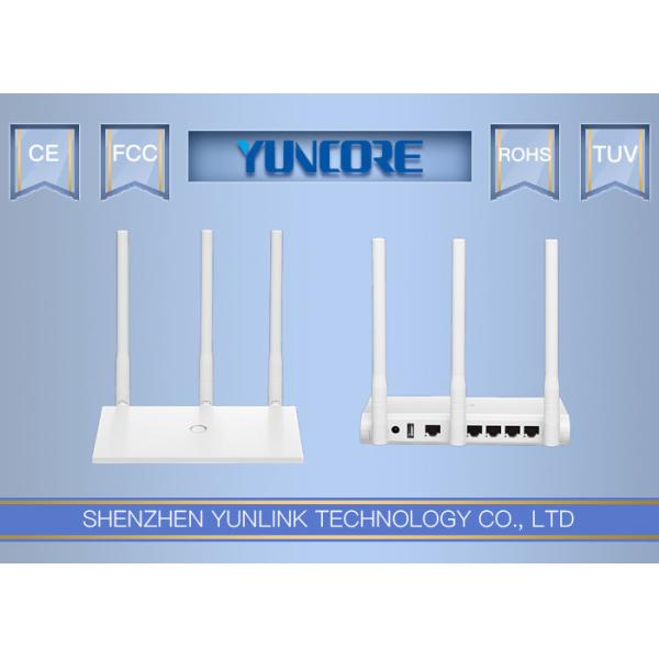 300Mbps 5dBi 11n Wireless Router , High Gain MIMO Antenna 2T2R 802.11 Wifi Router