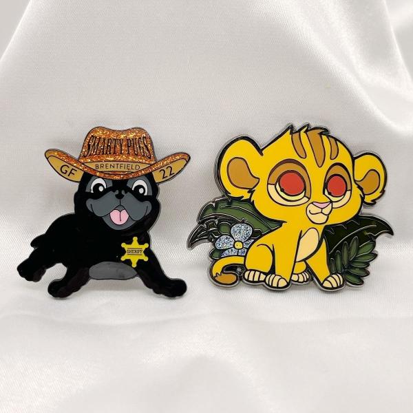 工場 オーダーメイド ロゴ デザイン メタル 工芸品 エナメル 服 ピン