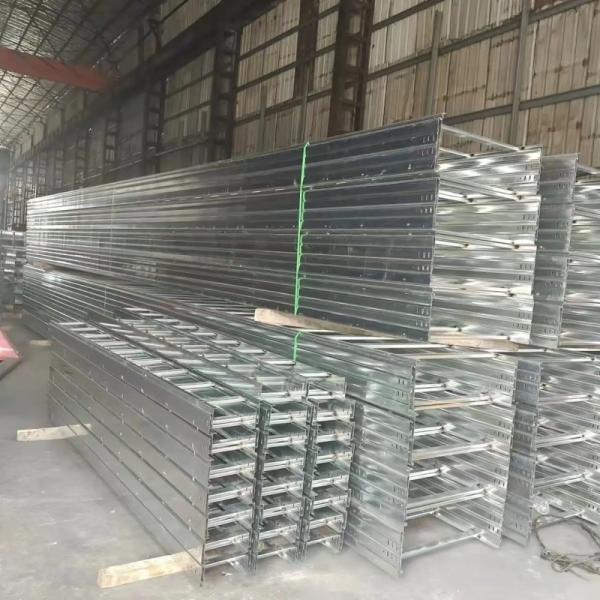 Corrosion Resistant Hdg Cable Tray Perforated Metal Cable Tray 50-1200mm Width