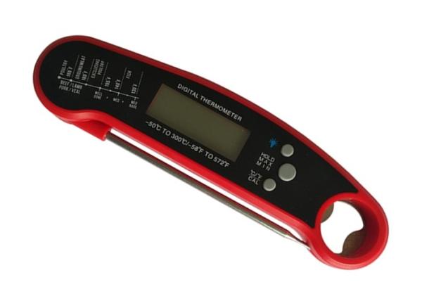 -50-300 Degree Food Cooking BBQ Meat Thermometer With Folding Digital LCD Display