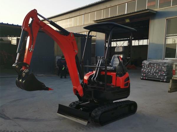 One year warranty 1700kg mini digger excavator with Kubota EPA engine for America
