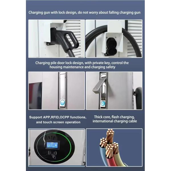 60kw 80kw 90kw 120kw 150kw Chargeur rapide à courant continu OCPP