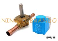 La ligne liquide vanne électromagnétique Danfoss de la CAHT dactylographient EVR 15 OR 5/8
