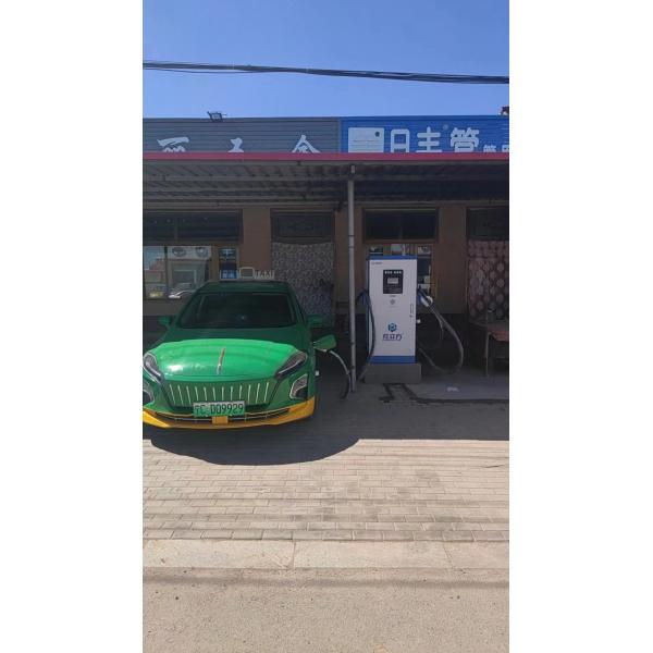 300-750V 80KW pile de chargeur de véhicule électrique à trois phases avec deux canons