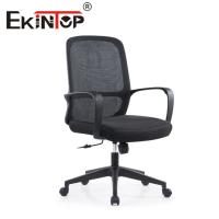 Chaise de bureau confortable en maille pour les personnes grasses avec soutien lombaire, chaise ergonomique en maille d'ordinateur