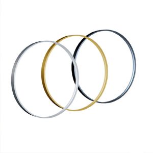 Почищенные щеткой профили круглой мебели алюминиевые отражают алюминиевую рамку 1.6mm