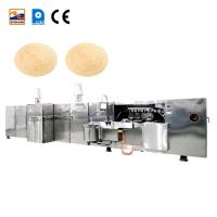 Ligne de production d'affichage numérique Waffle Cone Machine à cuire pour la production de waffles Obleas