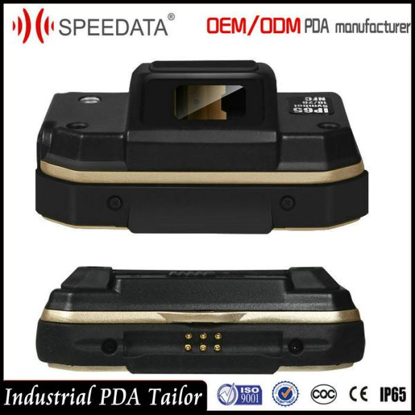Hand Android Nfc Card Rfid Reader Mobile Industrial With Barcode Scanner In A Unit