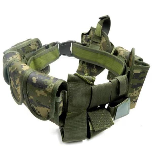 1 1/4 1 3/4 Men'S Tactical Belt And Holster Special Forces Double Row Hole Training