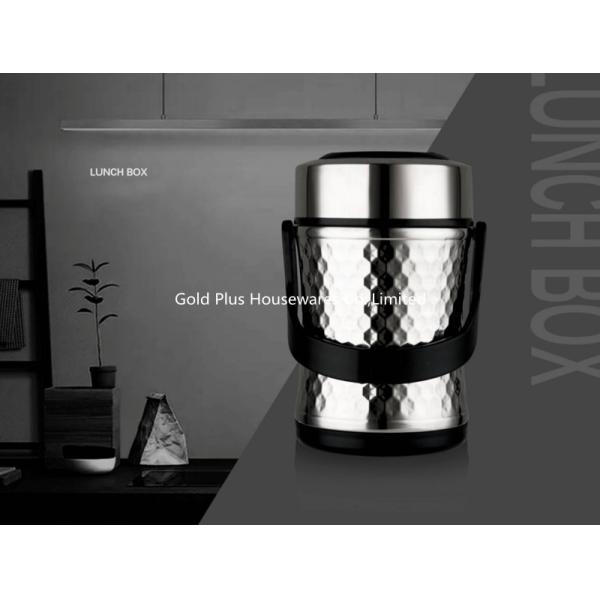Natural color vacuum food container stainless steel thermos food jar food containers lunch school soup thermos