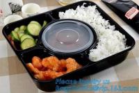 compartimentos herméticos empilháveis da bandeja 5 do alimento, recipiente de alimento plástico do mar do projeto profissional, bloco da bandeja do alimento de 6 compartimentos