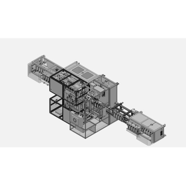 オプティカル検査と処理のための完全自動ライン