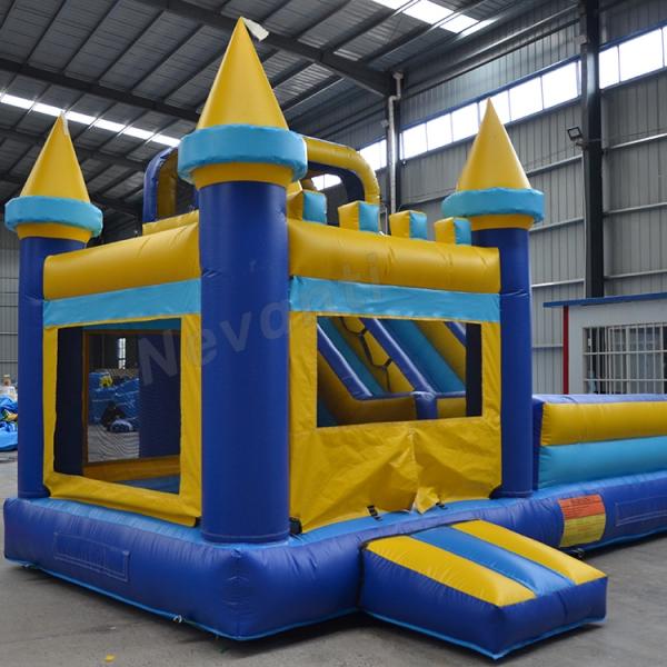 Superior Small Inflatable House Party Jump Bouncing and Slide Combo for Kids Party