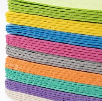 Tissu de cellulose biodégradable séché rapidement réutilisable écologique