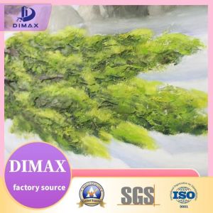 Peintures en pigment multicolores montées sur le mur