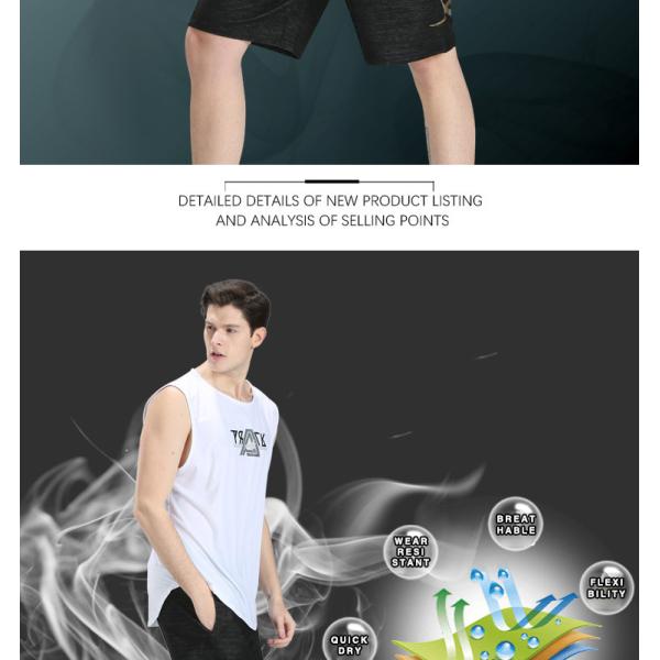                  Sports Pants Nylon MID Track Custom Polyester Basketball Summer Shorts Joggers for Men             