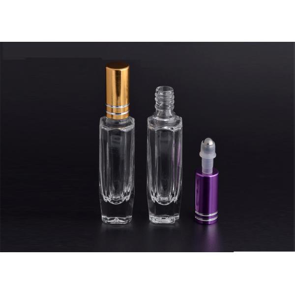 Aluminum Cap Refillable Rollerball Perfume Bottle Matte Surface Handling