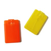 Garrafa relativa à promoção 10ml 15ml 20ml 25ml do pulverizador do cartão de crédito do Odm dos suportes do Sanitizer da mão