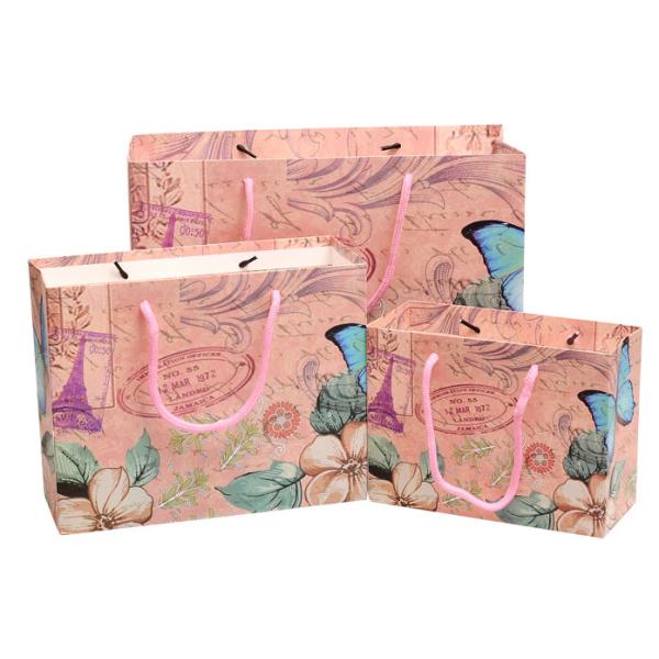 New Fashion Eiffel Tower Europe and the United States Wind Gift Bags Paper Bags Bags Bags Gift Bags Report