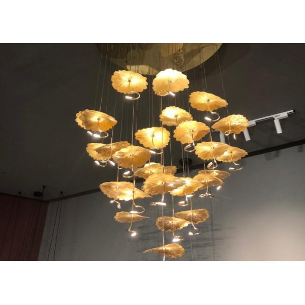 Zhongshan Supplier Big Gold and Silver Interior Living Room Decorative Lighting Chandelier
