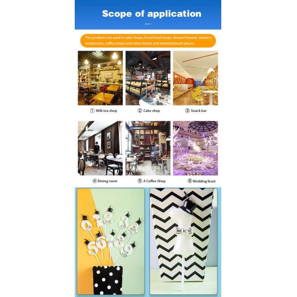 Preço de fábrica Fornecimento Fancy Feliz aniversário velas Números digitais para festas no fornecimento