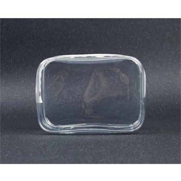 Pvc Zipper Toiletry Cosmetic Bag Custom Size Logo Clear Makeup Bag For Women Fashion Style