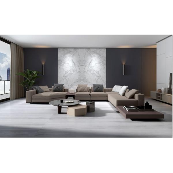 Marble Effect Porcelain Tile Ceramic Bathroom Floor And Wall Tile Large Slab 64'X128' Modern Style Wall Tile