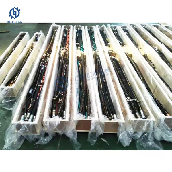 Embout de durites de Hydraulic Breaker Hammer d'excavatrice sifflant la ligne canalisation de kits