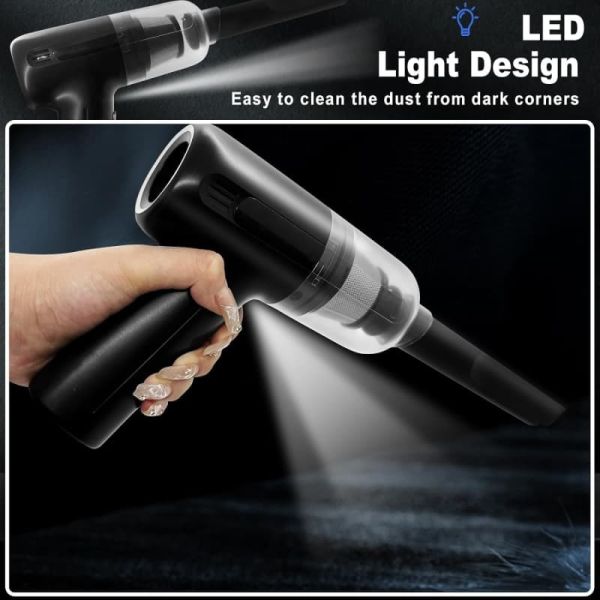 Portable Mini Cordless Vacuum Cleaner Handheld USB C Rechargeable Vacuum Cleaner