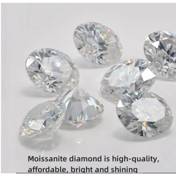 Овальный бриллиантовый бриллиантовый бриллиант 3 * 5 мм - 10 * 14 мм