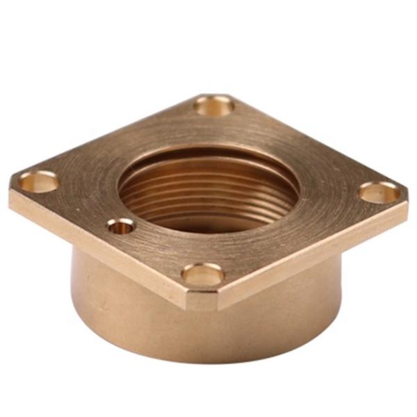 Части меди CNC высокой точности филируя поворачивая латунные