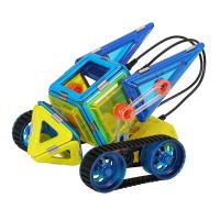 Jouets éducatifs Carreaux magnétiques télécommande Voiture Locomotive Cyclone réservoir Pour enfants